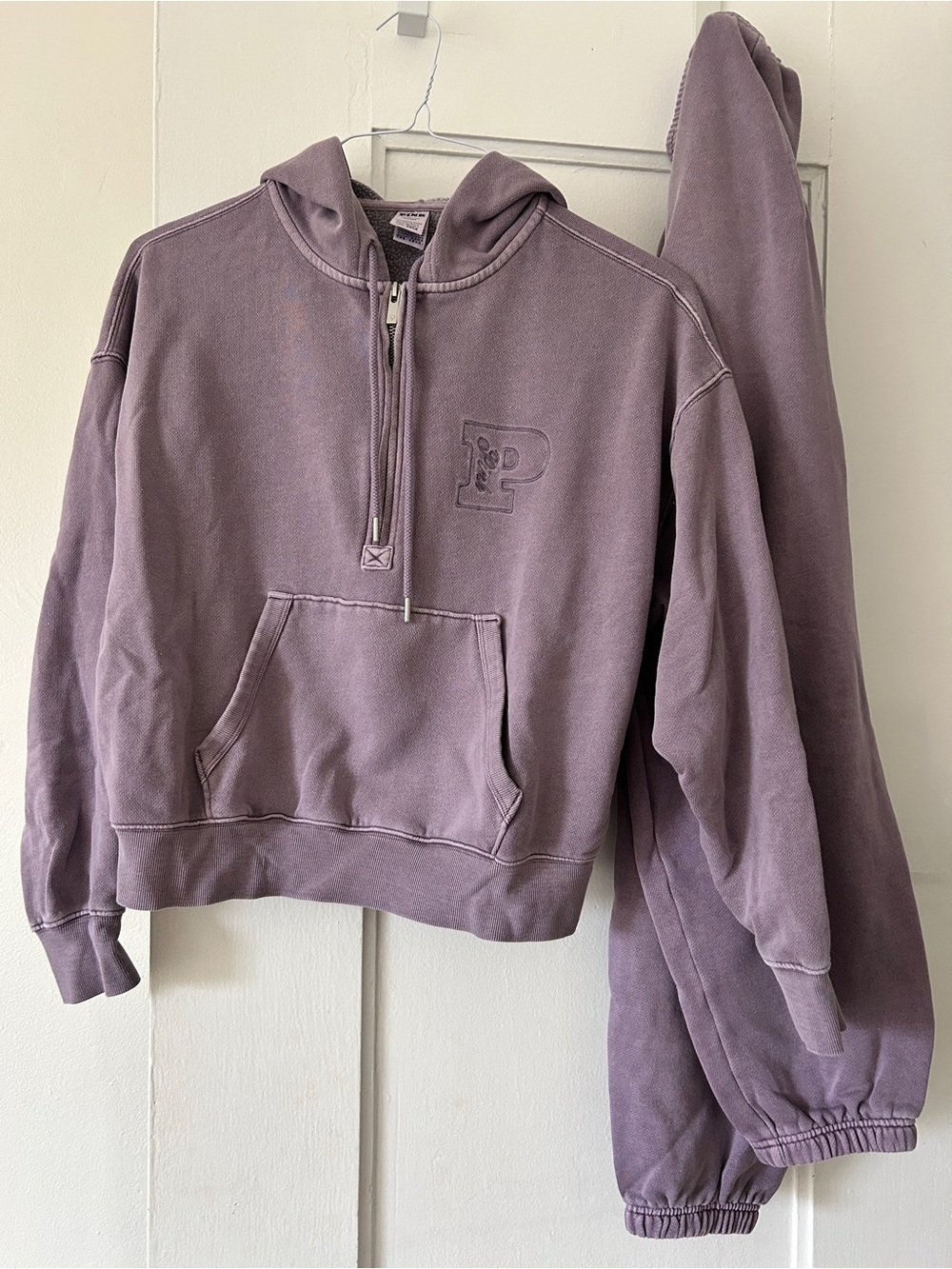 VS Pink  Lavender Pullover Hoodie and Jogger Set